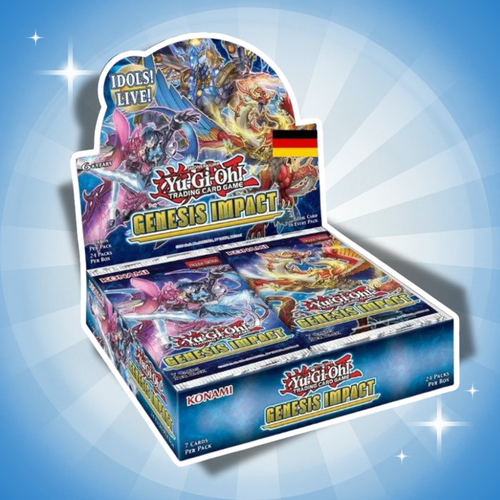 Yu-Gi-Oh! Genesis Impact Booster Display 1. Auflage – 24 Boosterpacks à 7 Karten Deutsch