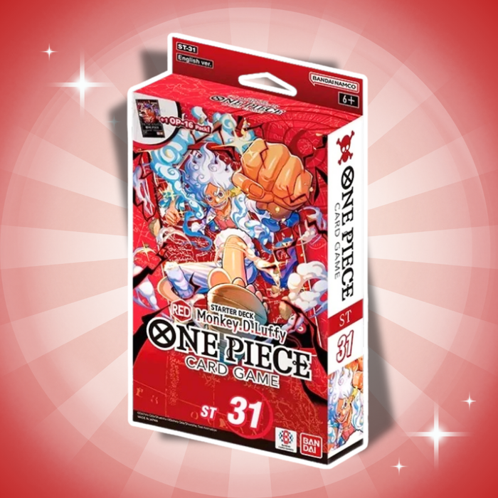 One Piece Card Game ST-31 Starter Deck Englisch – 51 Karten + OP-16 Booster Pack