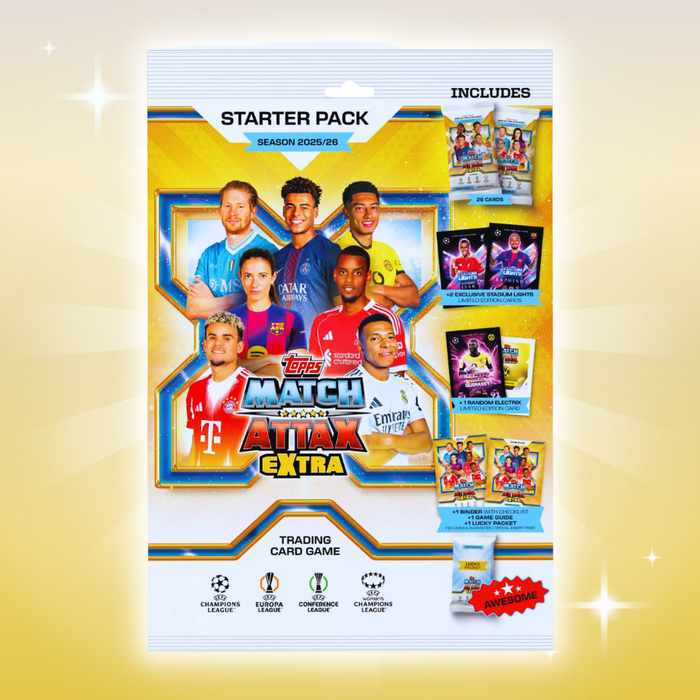 UEFA Champions League "MA" Extra Starter Pack 2025/2026 | Topps Match Attax Sammelkarten