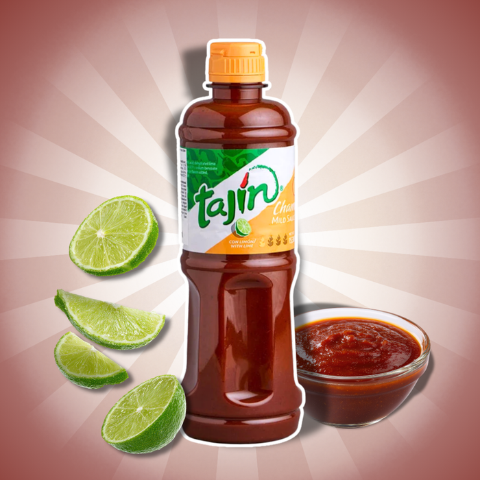 TAJÍN Fruity Chamoy Hot Sauce 308 ml – Fruchtige scharfe Sauce mit Chili und Aprikosengeschmack