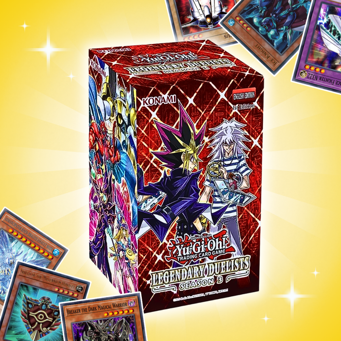 Yu-Gi-Oh! Legendary Duelists: Season 3 | Einzelbox | Englisch | 2 Booster + Würfel + Secret Rare