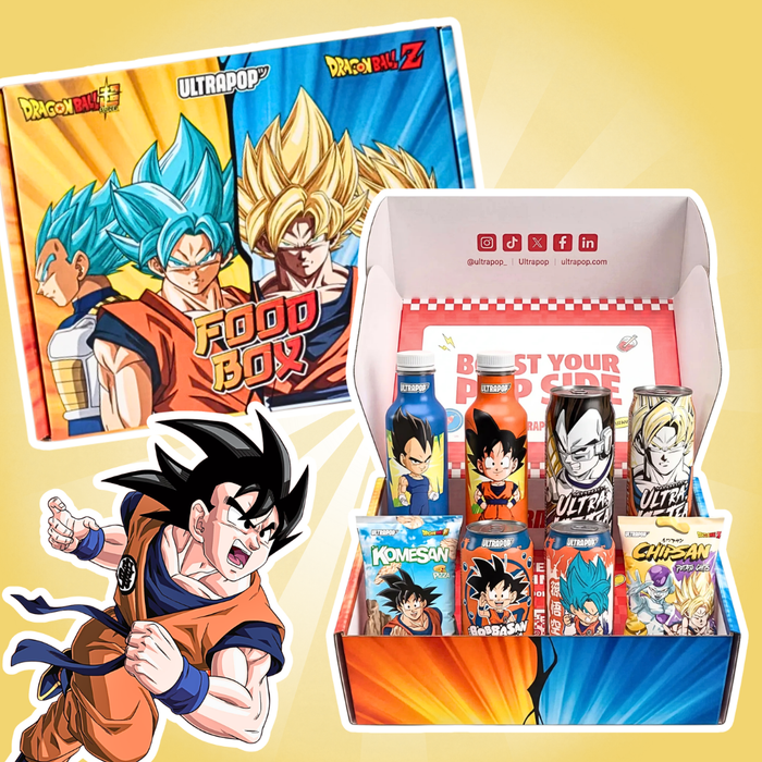 UltraPop Anime Food Box – DragonBall Z / Naruto Shippuden / One Piece Snack- und Getränke Box