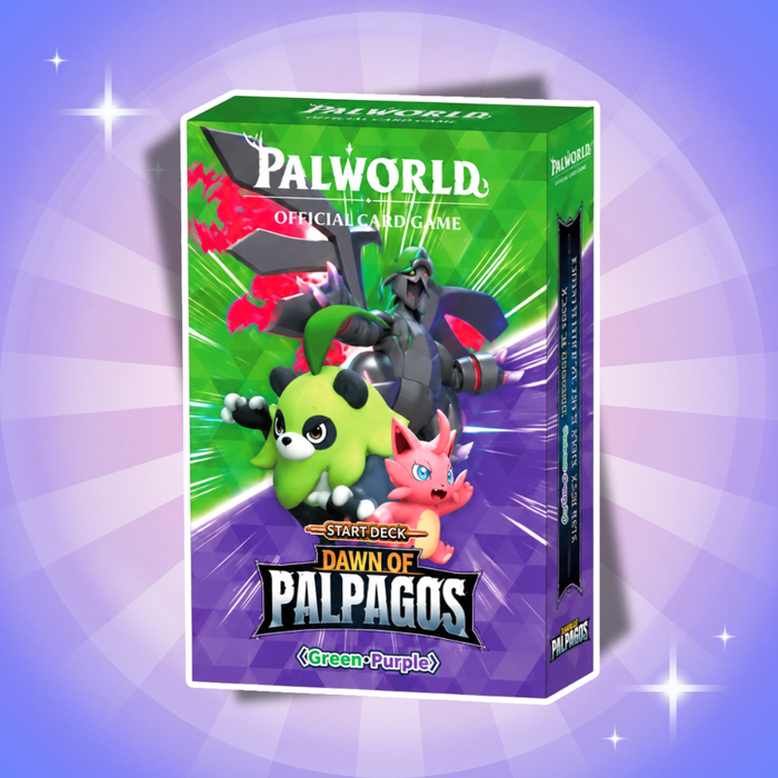 Palworld OFFICIAL CARD GAME Dawn of Palpagos Green-Purple Trial Deck TD-02 Englisch