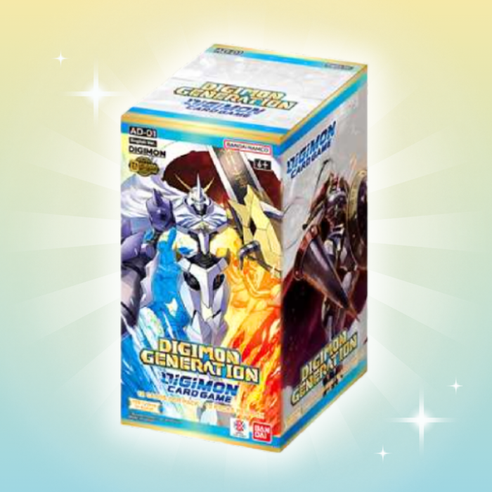 Digimon Limited Advanced Booster Digimon Generation Display – Englisch, 12 Boosterpacks, Offizielles Digimon Card Game
