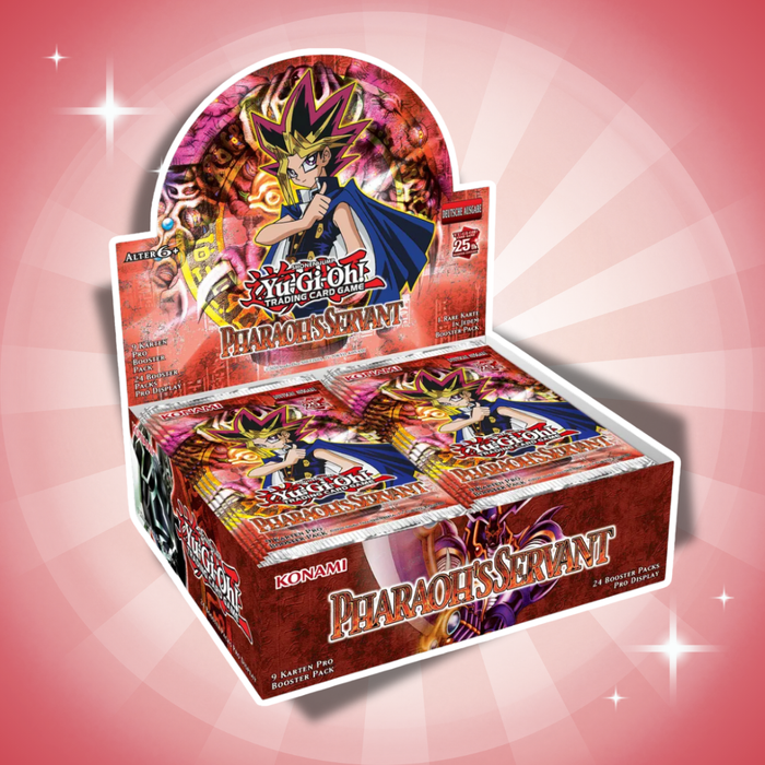 Yu-Gi-Oh! Pharaoh’s Servant 25th Anniversary Edition Booster Display – Deutsch