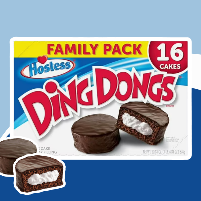 Hostess Ding Dongs – Family Pack | 16 Schokoladenkuchen | 576 g