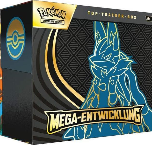 Pokémon Mega Entwicklung: Mega Lucario Top-Trainer Box – Deutsche Edition