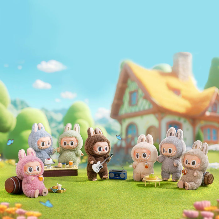 POP MART THE MONSTERS – Labubu „Exciting Macaron“ Vinyl Blind Box  • 17 cm Plüschfigur • 100 % Original mit QR-Code zur Echtheitsprüfung