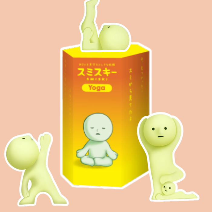 Original Smiski Yoga-Serie – Leuchtende Sammelfigur Blindbox