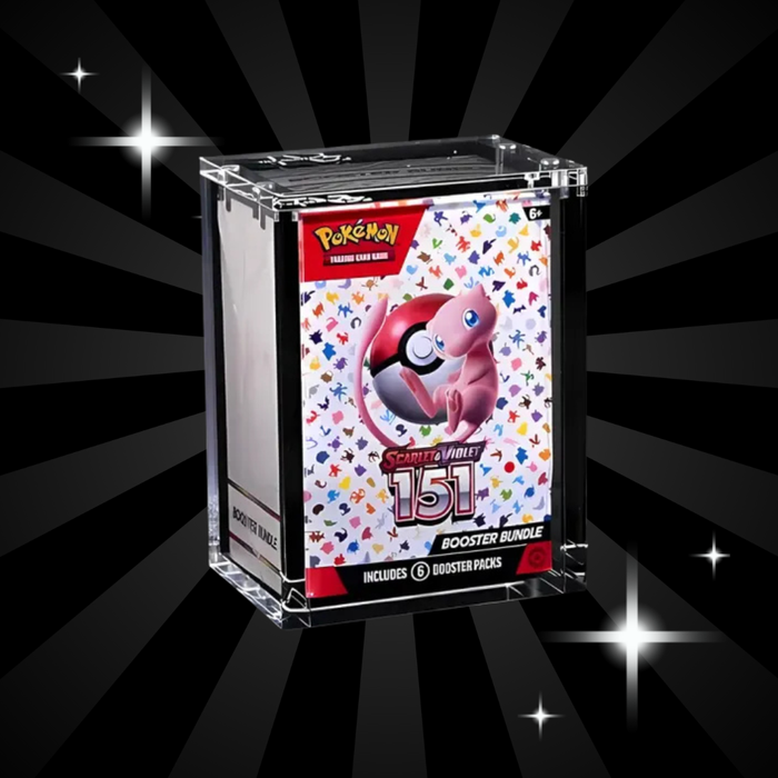 The Acrylic Box - Booster Bundle Aufbewahrungs- & Präsentationsbox für Sammelkarten