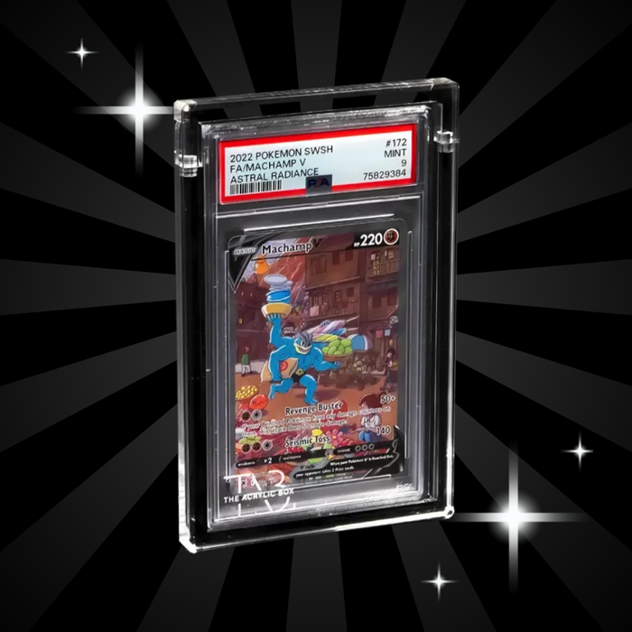 The Acrylic Box - Graded Card Display (Premium) – Hochwertige Aufbewahrungs- & Präsentationsbox