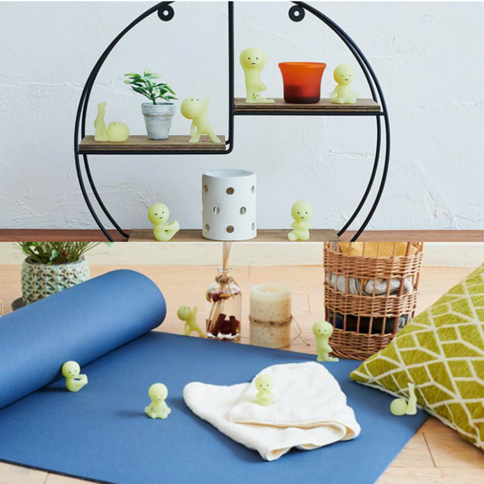 Original Smiski Yoga-Serie – Leuchtende Sammelfigur Blindbox