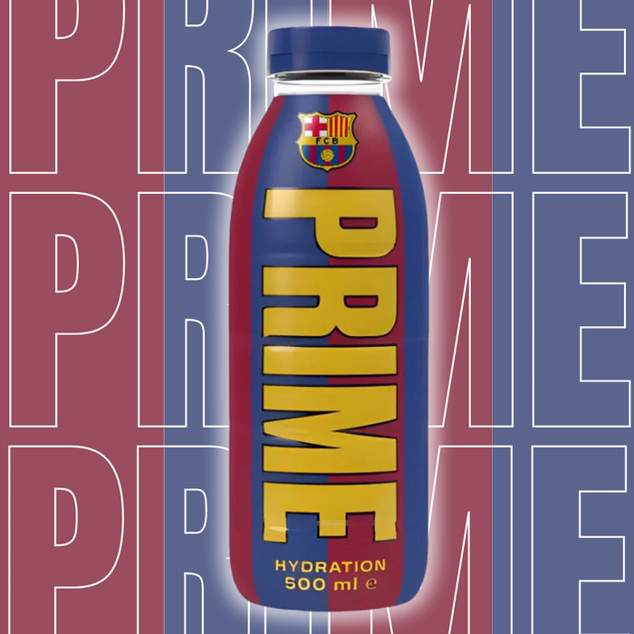 Prime Hydration FC Barcelona 500 ml | Elektrolyt-Getränk mit Kokoswasser & Vitaminen | Limitierte Barça Edition