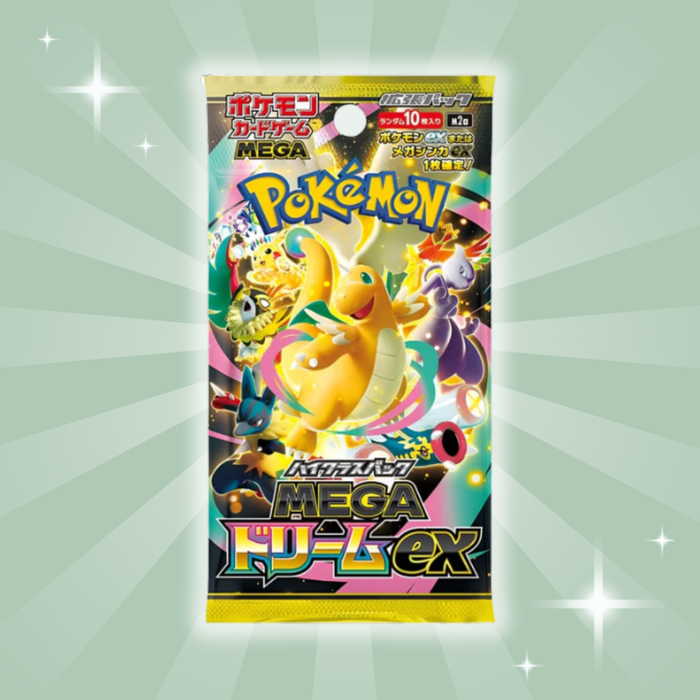 1x Pokémon Mega Dream Japanese Booster | Original Pokémon TCG