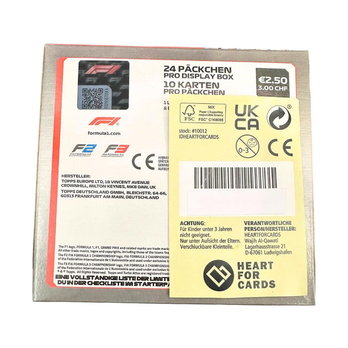 2 x Topps Turbo Attax 2025 booster packs mit 20 F1® Sammelkarten