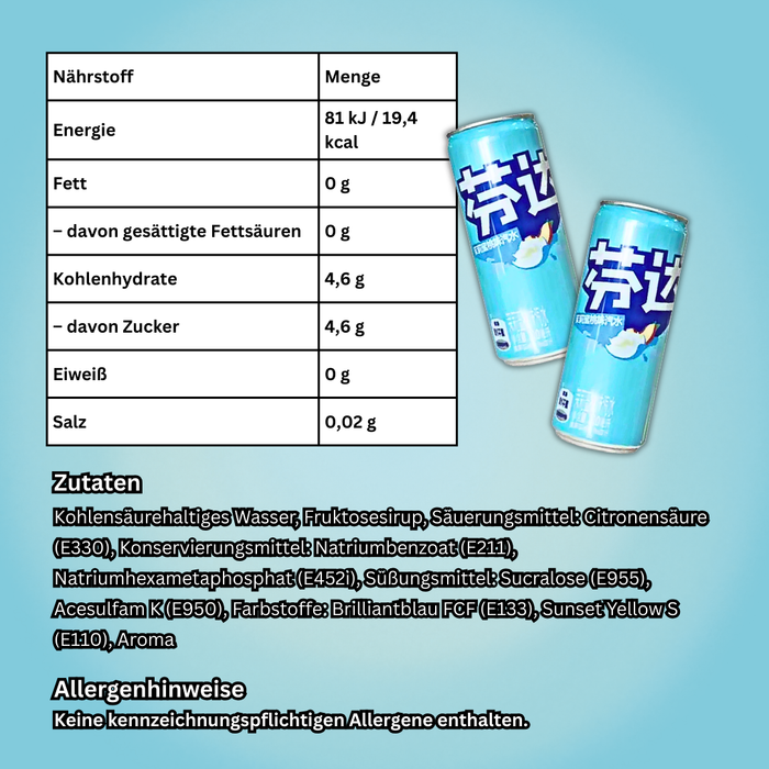 Fanta Jasmine Peach – Erfrischungsgetränk, 330ml