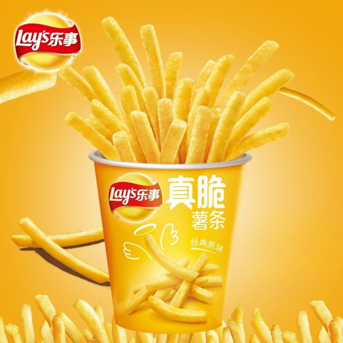 Lay's Kartoffelchips Original Geschmack 40 g Dose – Extra Knusprige Chips mit Klassischem Geschmack