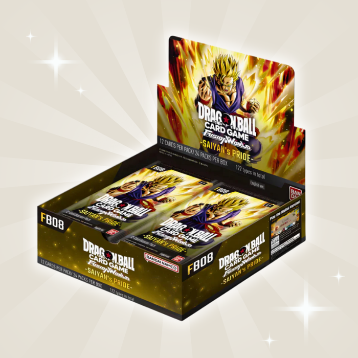 Dragon Ball Fusion World – FB08 Saiyan’s Pride Booster Display (EN) | 24 Boosterpacks