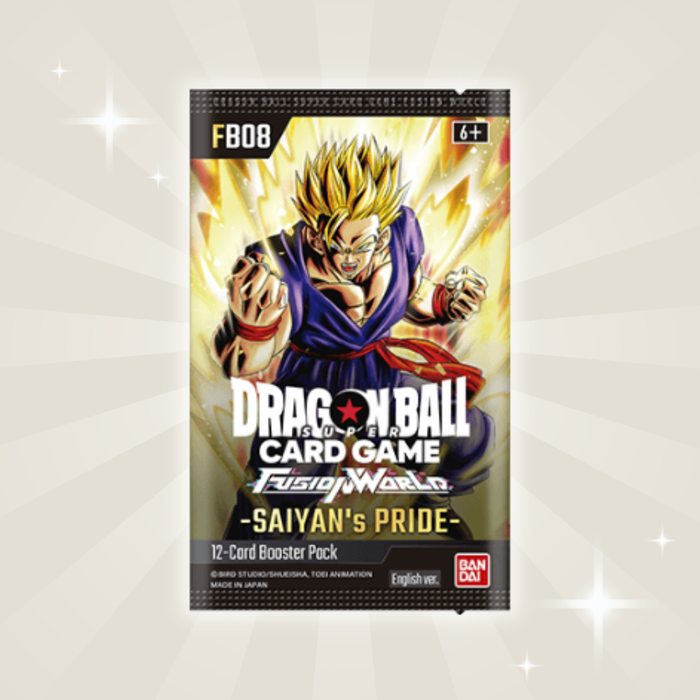 3x Dragon Ball Fusion World – FB08 Saiyan’s Pride Booster Pack (EN)