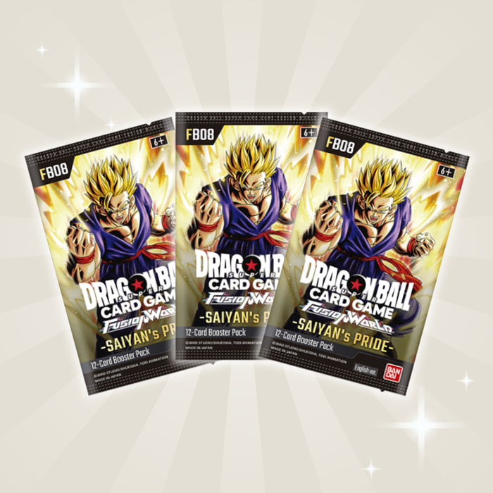 3x Dragon Ball Fusion World – FB08 Saiyan’s Pride Booster Pack (EN)
