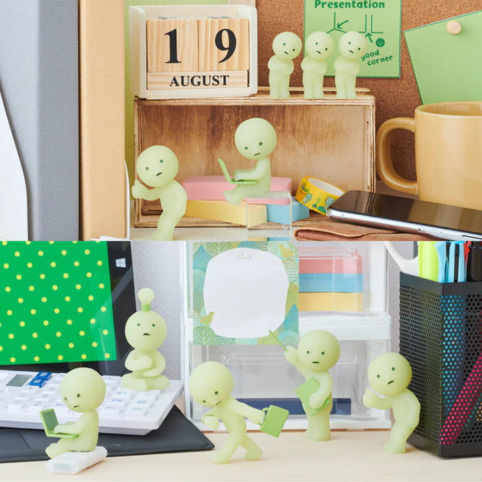 Original  Smiski @work-Serie – Leuchtende Sammelfigur Blindbox