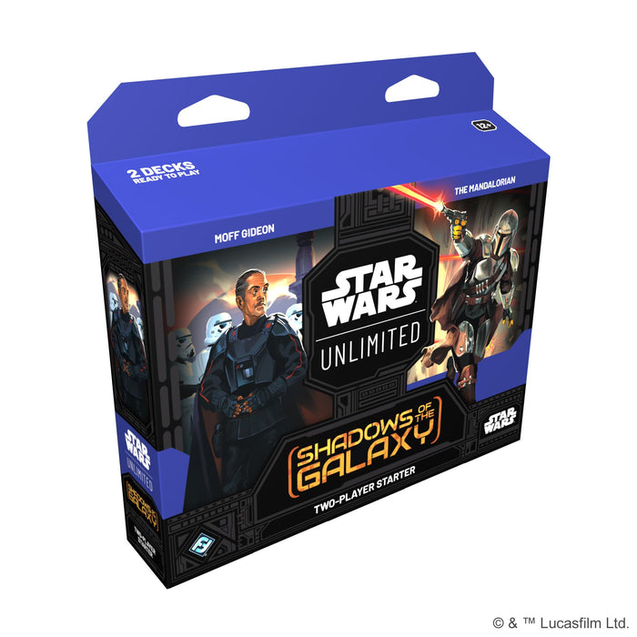 Fantasy Flight Games Star Wars: Unlimited TCG Shadows of The Galaxy Zwei-Spieler-Starter – Schnelles Trading Card Game für Kinder und Erwachsene, Alter 12+, 2+ Spieler, 20 Minuten, Englisch