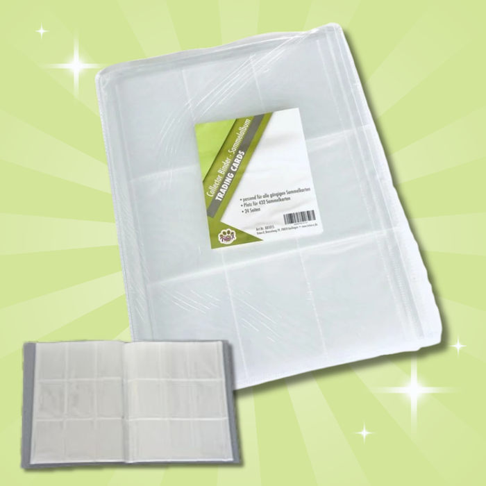 Triton-X Sammelmappe / Sammelalbum – 24 Seiten (432 Karten) | Leeres Kartenalbum für Trading Cards