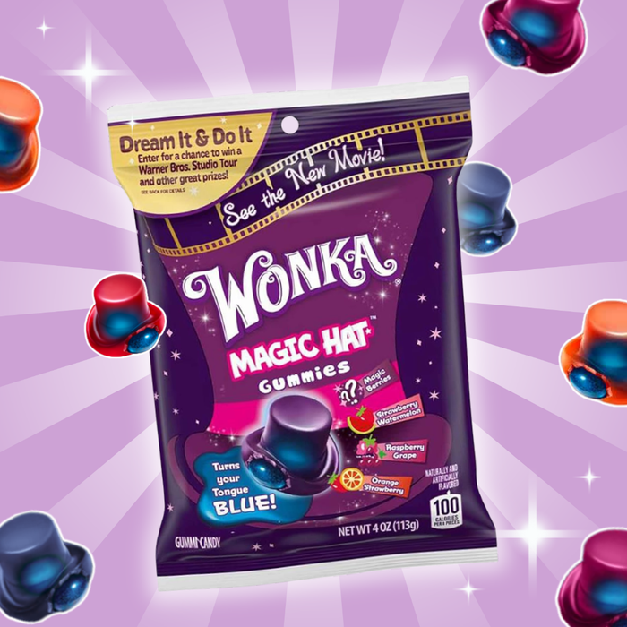 Wonka Magic Hat Gummies – Fruchtgummis im Zauberhut-Design | 113 g