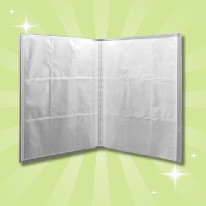 Triton-X Sammelmappe / Sammelalbum – 24 Seiten (432 Karten) | Leeres Kartenalbum für Trading Cards