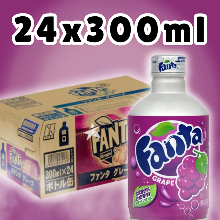 24x Fanta Grape Japan – Japanische Trauben-Limonade | 24x300 ml
