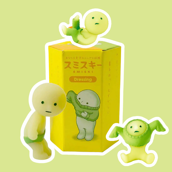 Original  Smiski dressing-Serie – Leuchtende Sammelfigur Blindbox