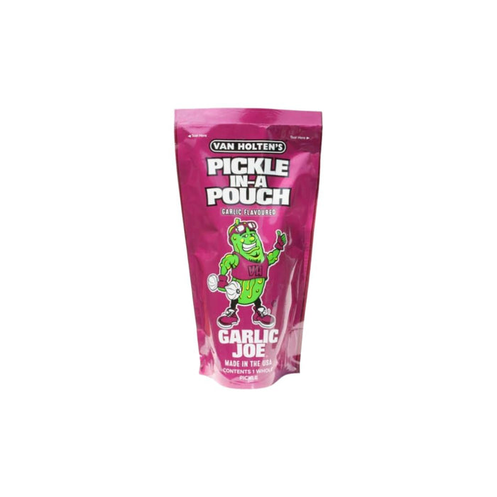 5x Van Holten's Pickle – Pickle Rick, Sour Sis, Hot Mama, Garlic Joe & Big Papa – Amerikanischer Snackklassiker – 5 x Einzelverpackt