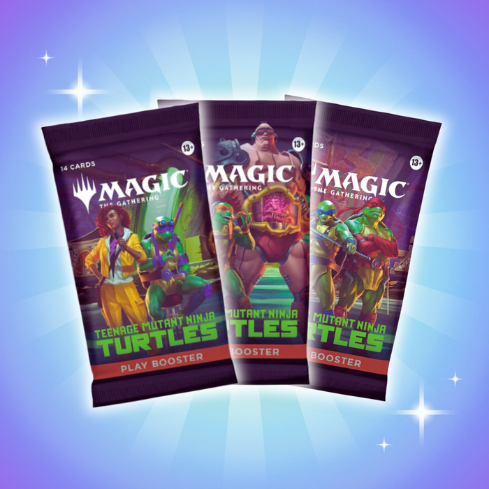 3x Magic: The Gathering – Teenage Mutant Ninja Turtles Booster | Englisch | je 14 Karten