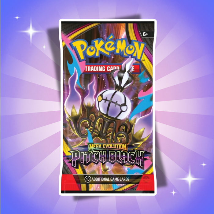 3x Pokémon Pitch Black Booster Englisch – 3 Booster Packs mit je 10 Karten