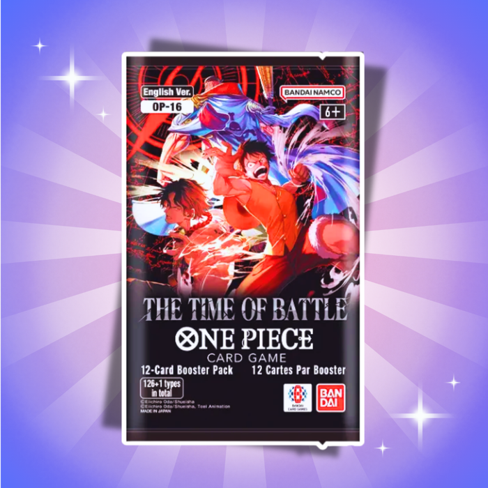 1x One Piece Card Game OP-16 The Time of Battle Booster Pack Englisch
