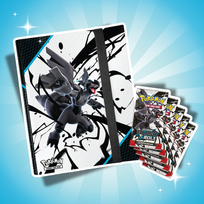 Pokémon Scarlet & Violet Black Bolt Binder Collection Englisch – 5 Boosterpacks, 9-Pocket Ordner & Sammelübersicht