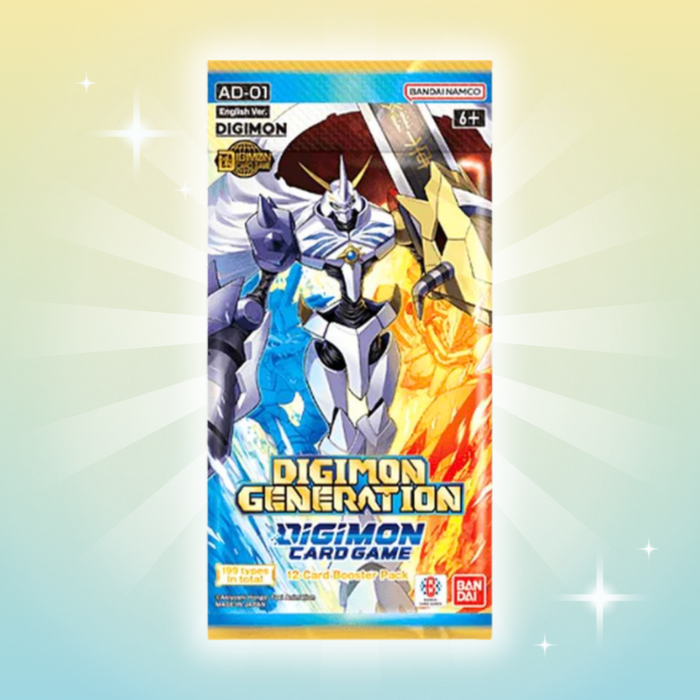 Digimon Limited Advanced Booster Digimon Generation Display – Englisch, 12 Boosterpacks, Offizielles Digimon Card Game