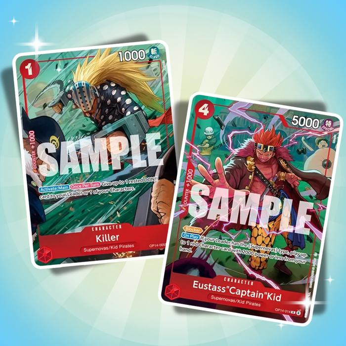 One Piece Card Game Illustration Box IB-08 Englisch – 4 Booster + 2 exklusive Promo Karten