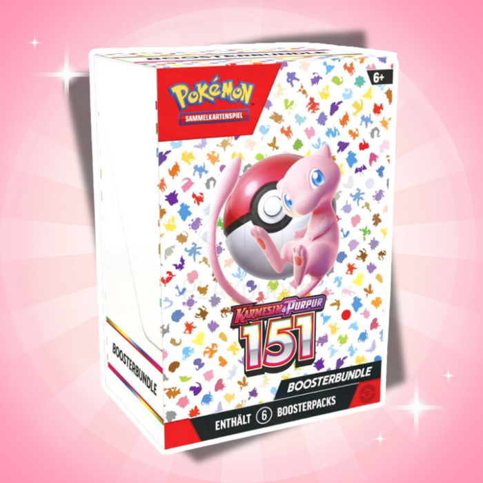Pokémon Karmesin & Purpur 151 Booster Bundle Display Deutsch – 10 Bundles / 60 Boosterpacks