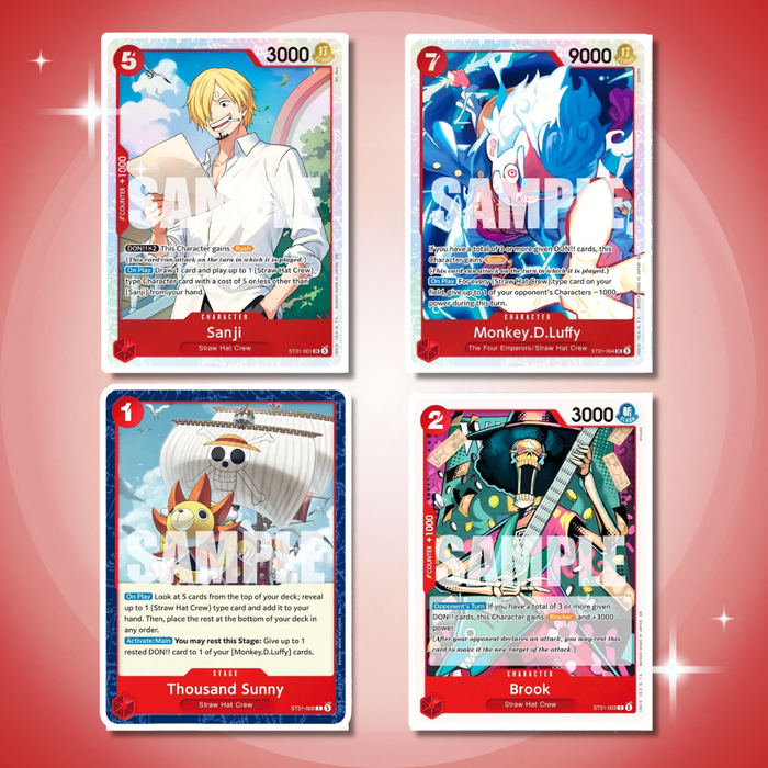 One Piece Card Game ST-31 Starter Deck Englisch – 51 Karten + OP-16 Booster Pack
