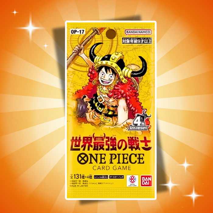 One Piece OP17 The World’s Strongest Warriors Booster Box Japanisch – 24 Booster