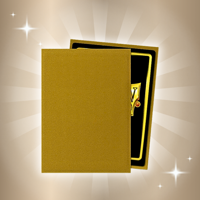 Dragon Shield Kartenhüllen – Gold, Matt, Standardgröße, 100 Stück pro Packung