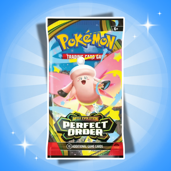 Pokémon Mega-Entwicklung 03: Perfect Order Booster Bundle Englisch – 6 Boosterpacks