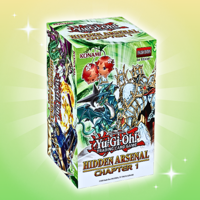 Yu-Gi-Oh! Hidden Arsenal: Chapter 1 | Englisch | 1 Secret Rare + 6 Ultra Rares + Sammelwürfel