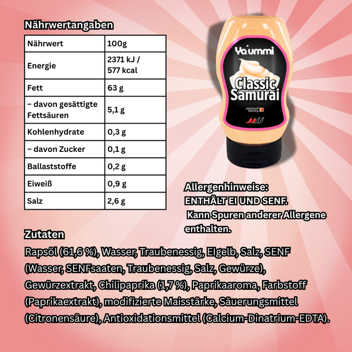 1 x Ya'ummi Sauce 300ml von Abu Goku – 6 Geschmacksrichtungen zur Auswahl