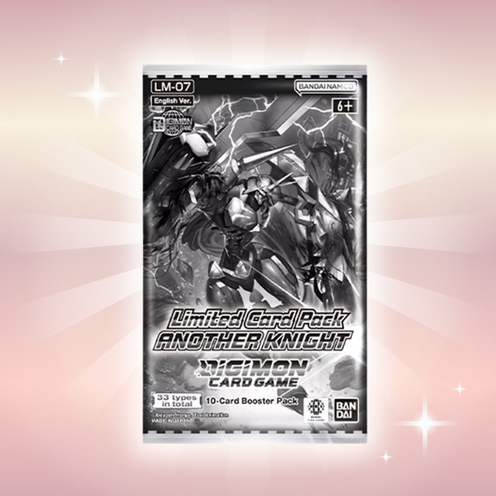 Digimon Limited Card Pack Another Knight Display – Englisch, 6 Boosterpacks, Sammelkartenspiel