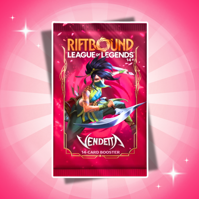 1x Riftbound: League of Legends TCG Vendetta Booster Englisch – 1 Boosterpack mit 14 Karten