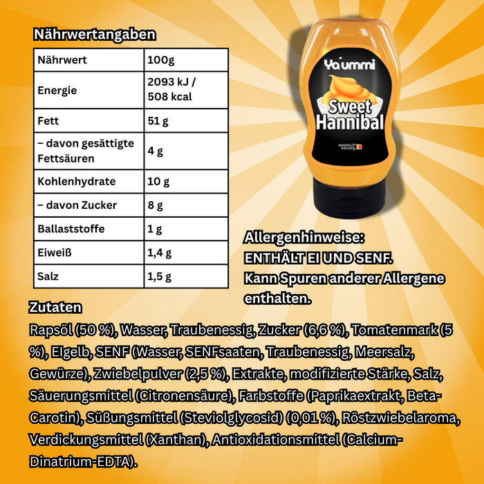 1 x Ya'ummi Sauce 300ml von Abu Goku – 6 Geschmacksrichtungen zur Auswahl
