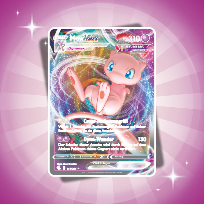 Pokémon Mew-VMAX League Battle Deck – 60 Karten + Mew-VMAX & Genesect-V Deutsch