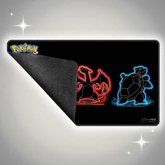 Ultra Pro – Neon Kanto Foil Playmat | Pokémon TCG | Oversized Mousepad